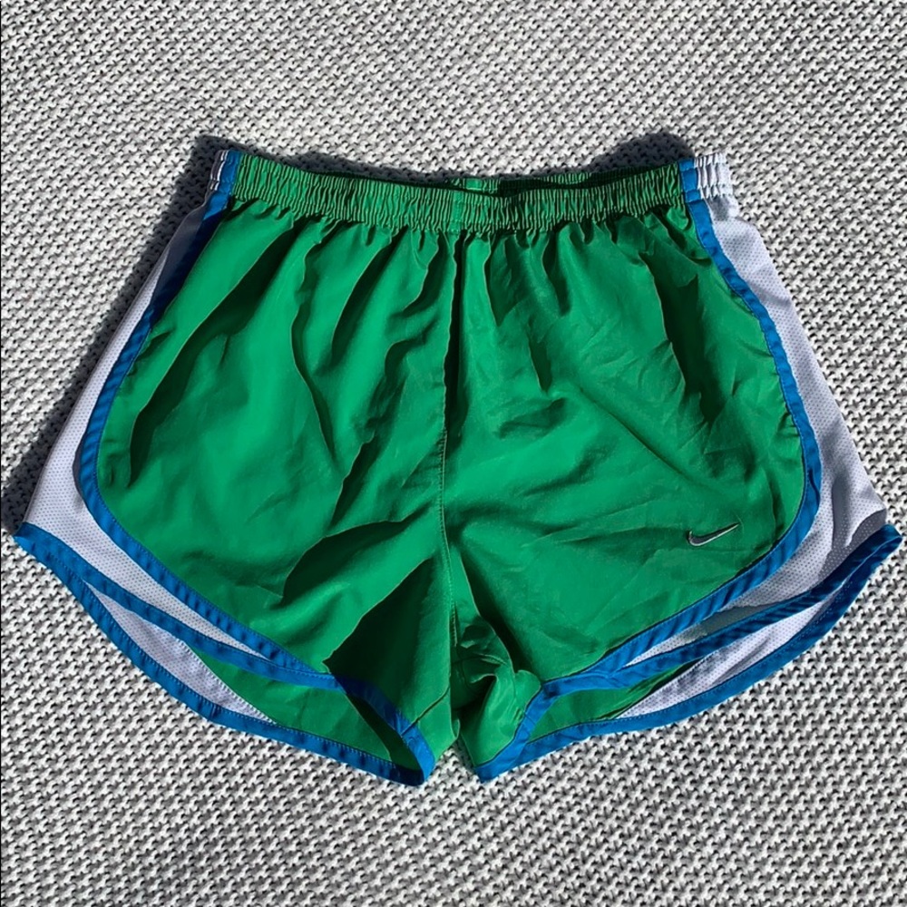 Nike Green & Blue Running Shorts
